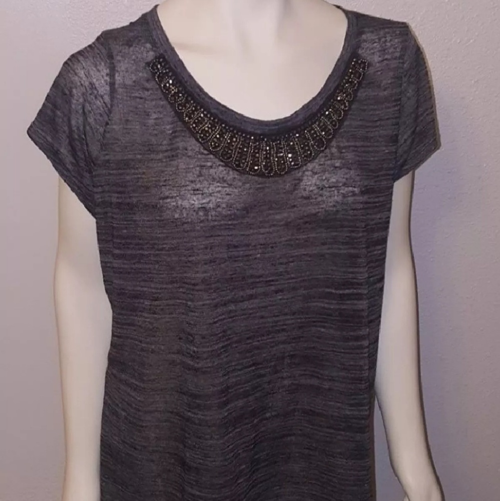 Maurices grey burnout shirt